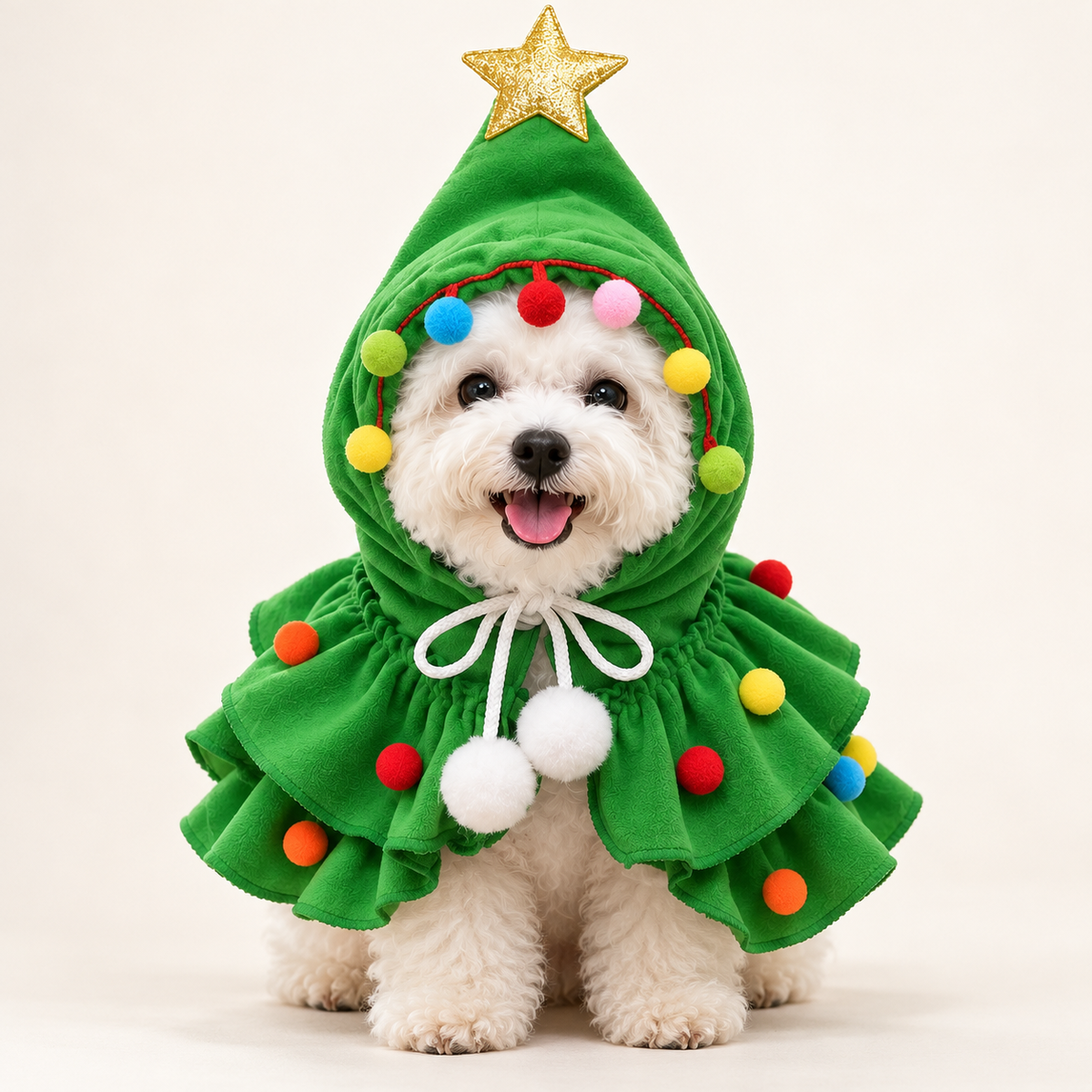 Christmas Tree Pet Cape
